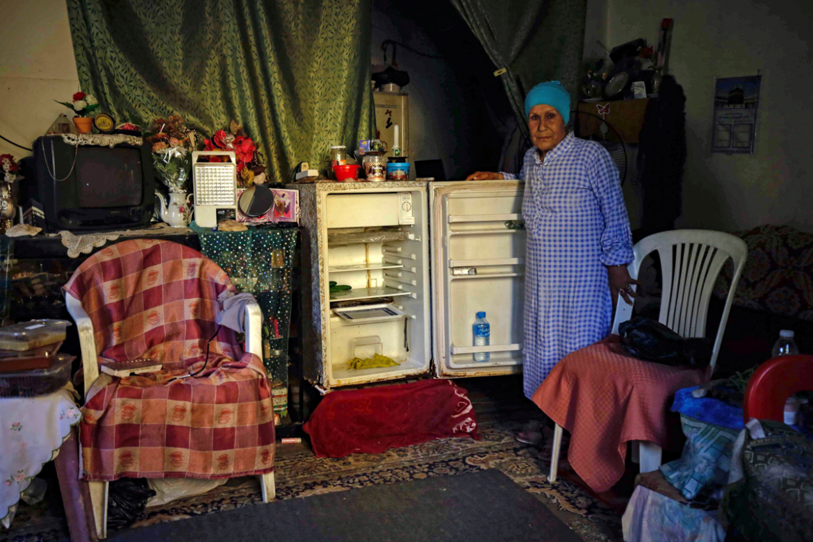 Woman Empty Fridge The Hague X Beirut